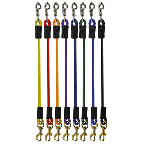 Trailer Tie Bungee With Brass Snap And Panic Snap