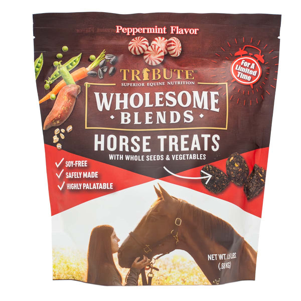 Tribute Wholesome Blends Peppermint Horse Treats 1.5 lb