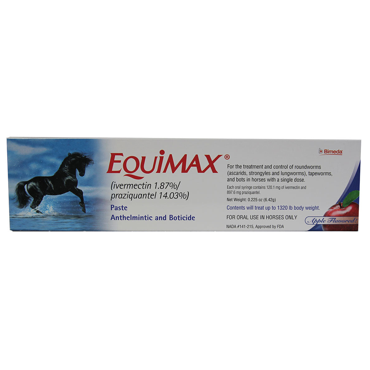 Equimax Ivermectin Praziquantel Horse Wormer Bimeda Paddock Saddlery