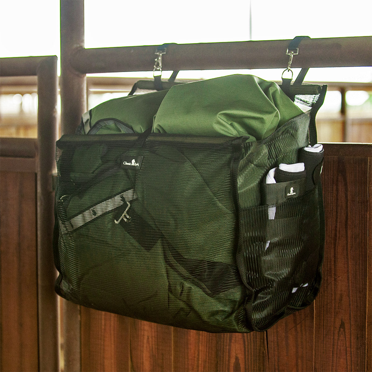 Classic Equine Mesh Stall Front Blanket Storage Bag Paddock Saddlery