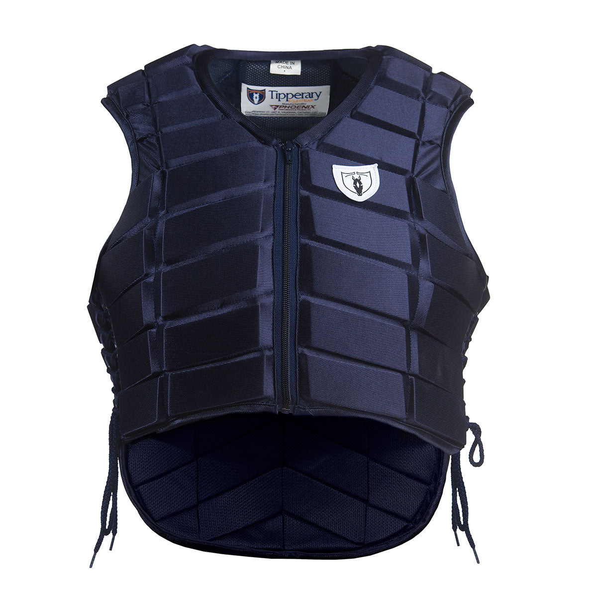 Tipperary Eventer Vest Laced Sides Eventing Safety Paddock Saddlery