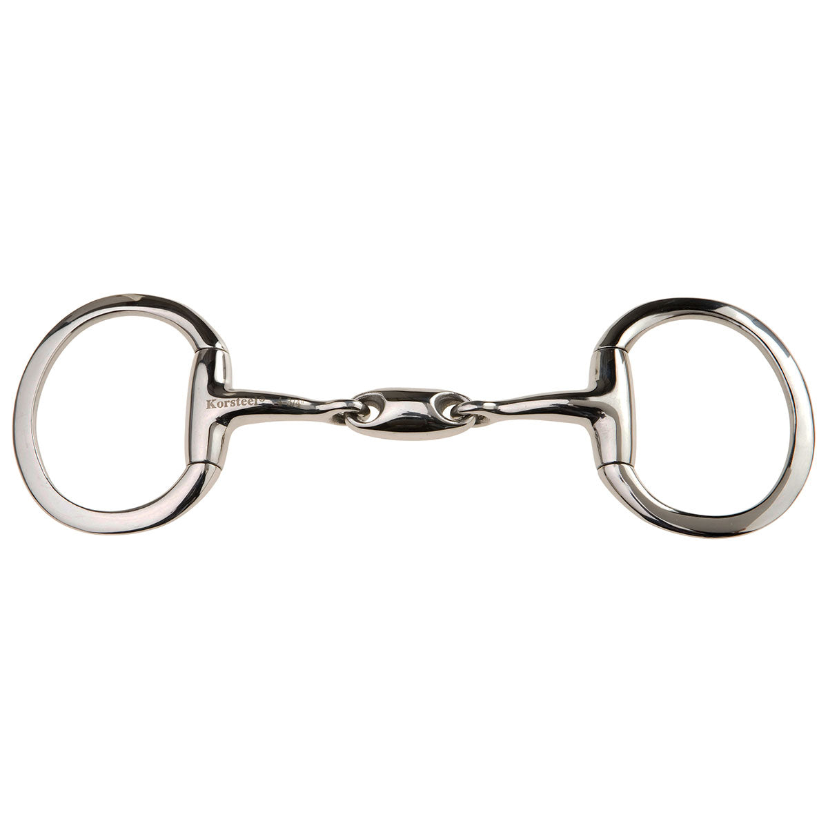 Korsteel Stainless Steel Oval Link Eggbut Snaffle | – Paddock Saddlery