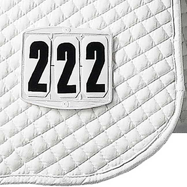 Waldhausen Saddle Pad Number Holder Easy Show Tack Supply Paddock