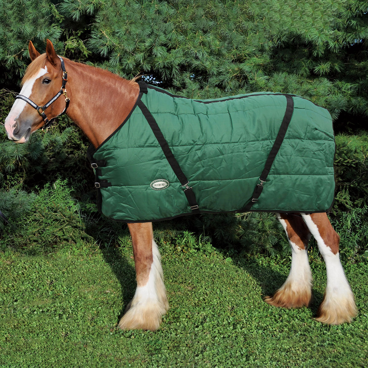 Draft Horse 420D Channel Quilt 250gm Open Front Blanket Paddock