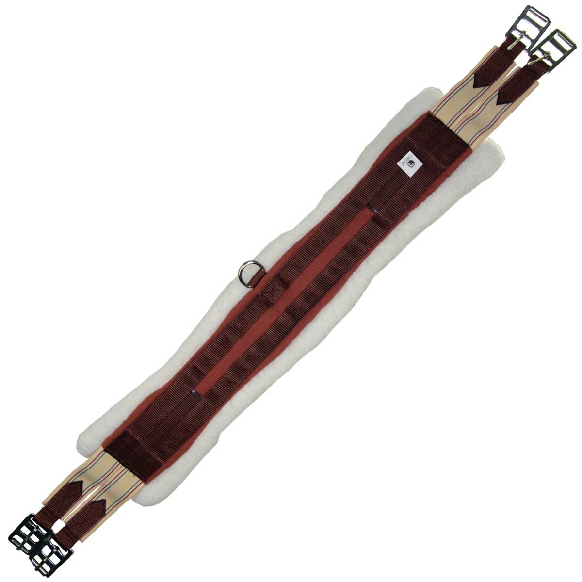 Toklat Passport English Fleece Brown Nylon Girth – Paddock Saddlery
