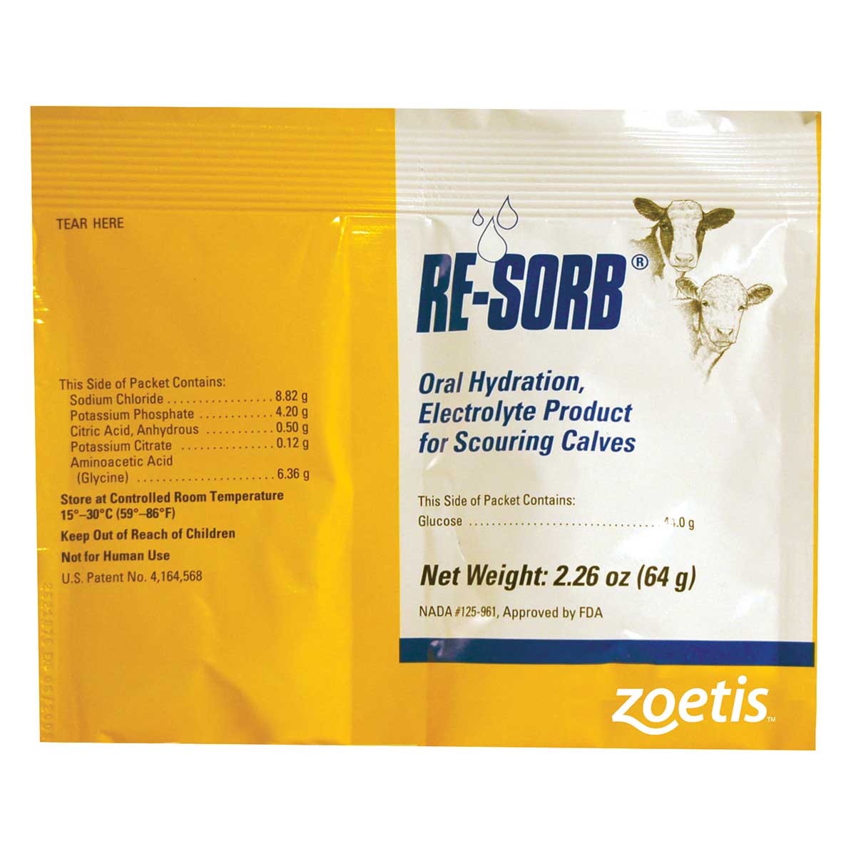 Retrosorb Zoetis Re-Sorb Oral Hydration Electrolyte Pack | – Paddock Saddlery