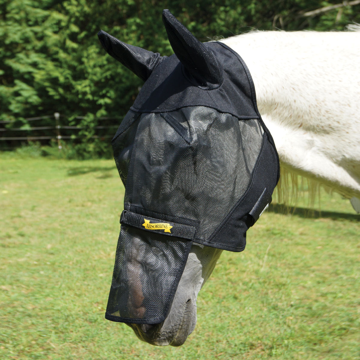 Absorbine Ultrashield Horse Fly Mask with Ears – Paddock Saddlery