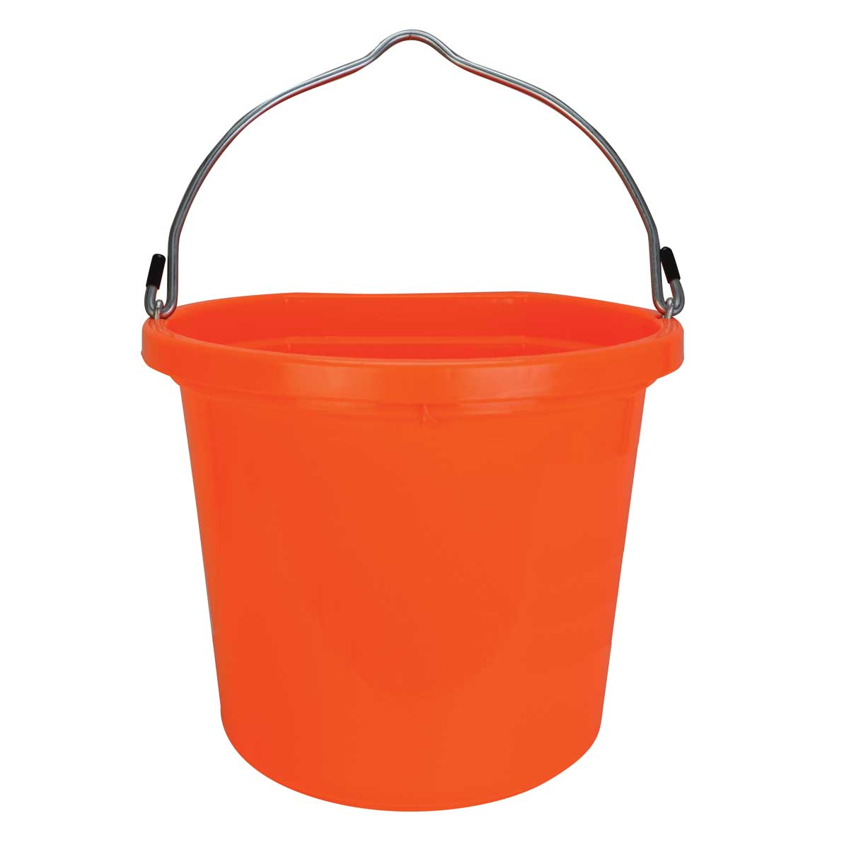 20 Qt Flat Back Water Bucket Colors Fortiflex Paddock Saddlery