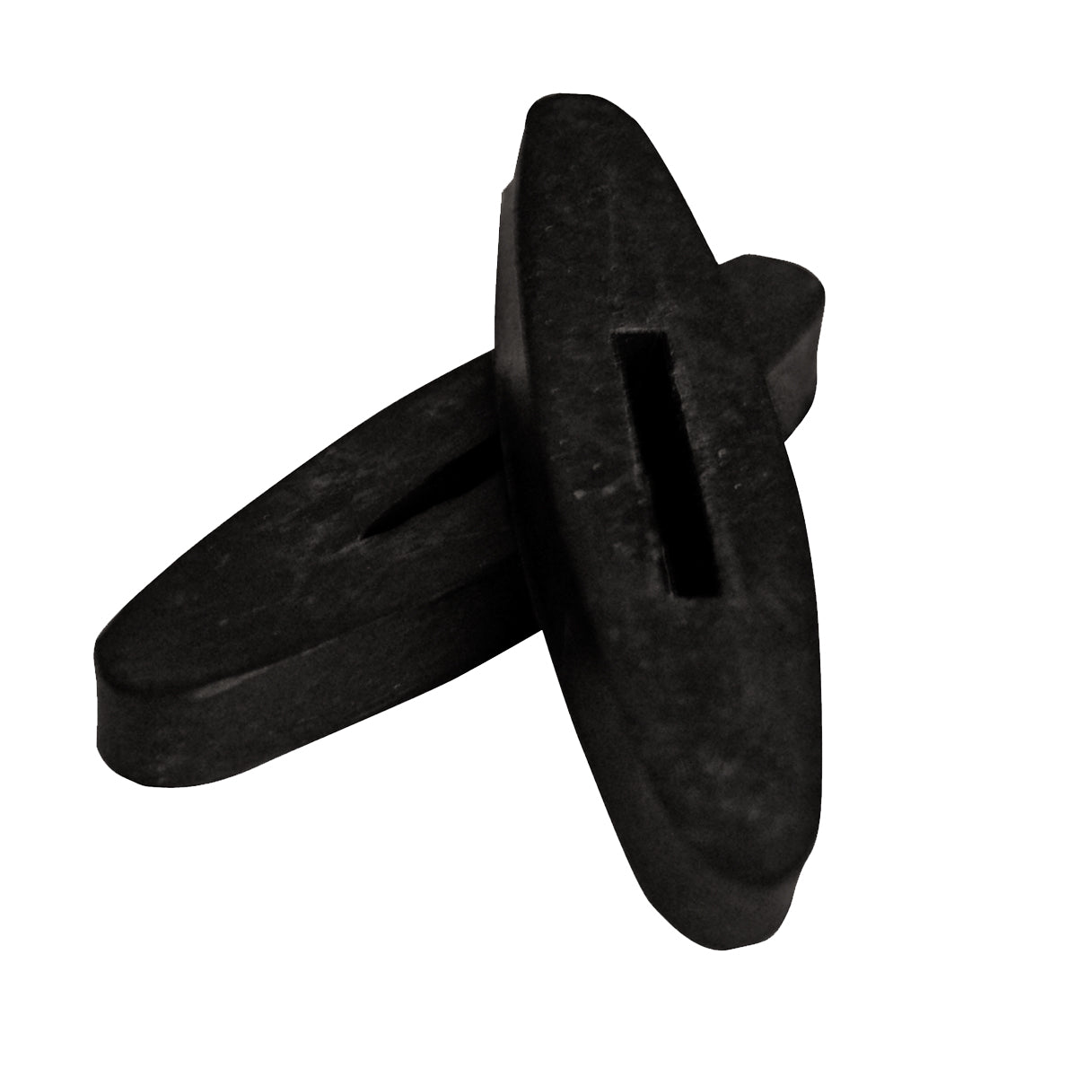 Black Rubber Rein Stop Pair Running Martingale Safety Tack Paddock