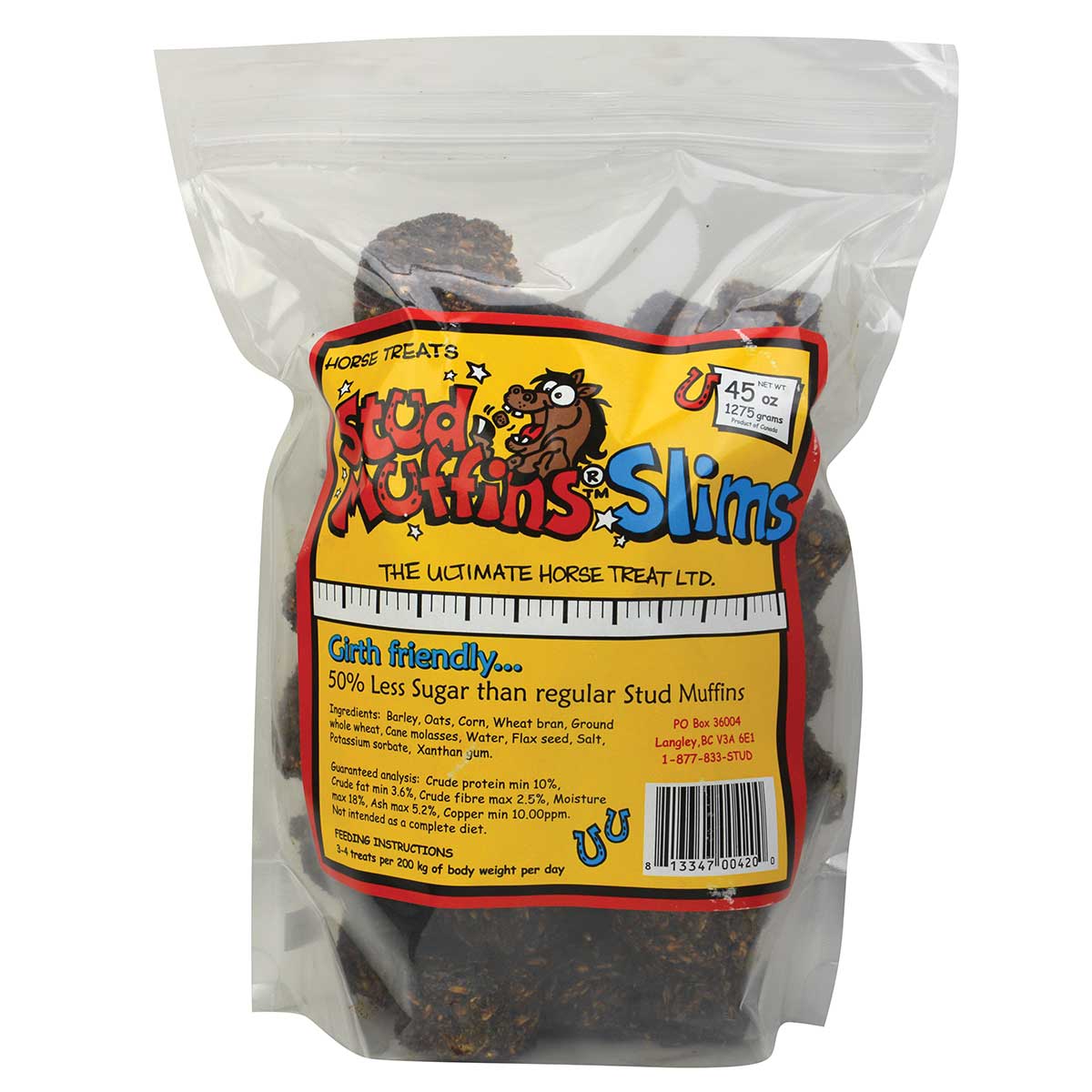 Stud Muffin Slims 2 lb 13 oz | Horse Treats – Paddock Saddlery